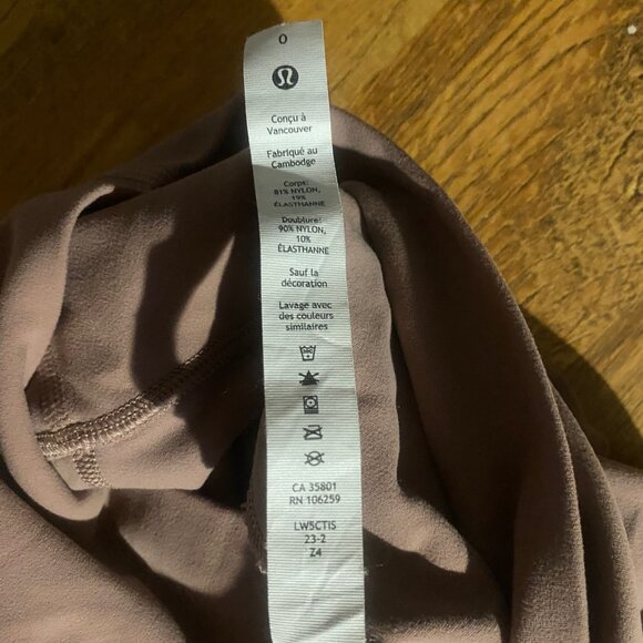 dusty pink LULULEMON LEGGINGS - Picture 5 of 5